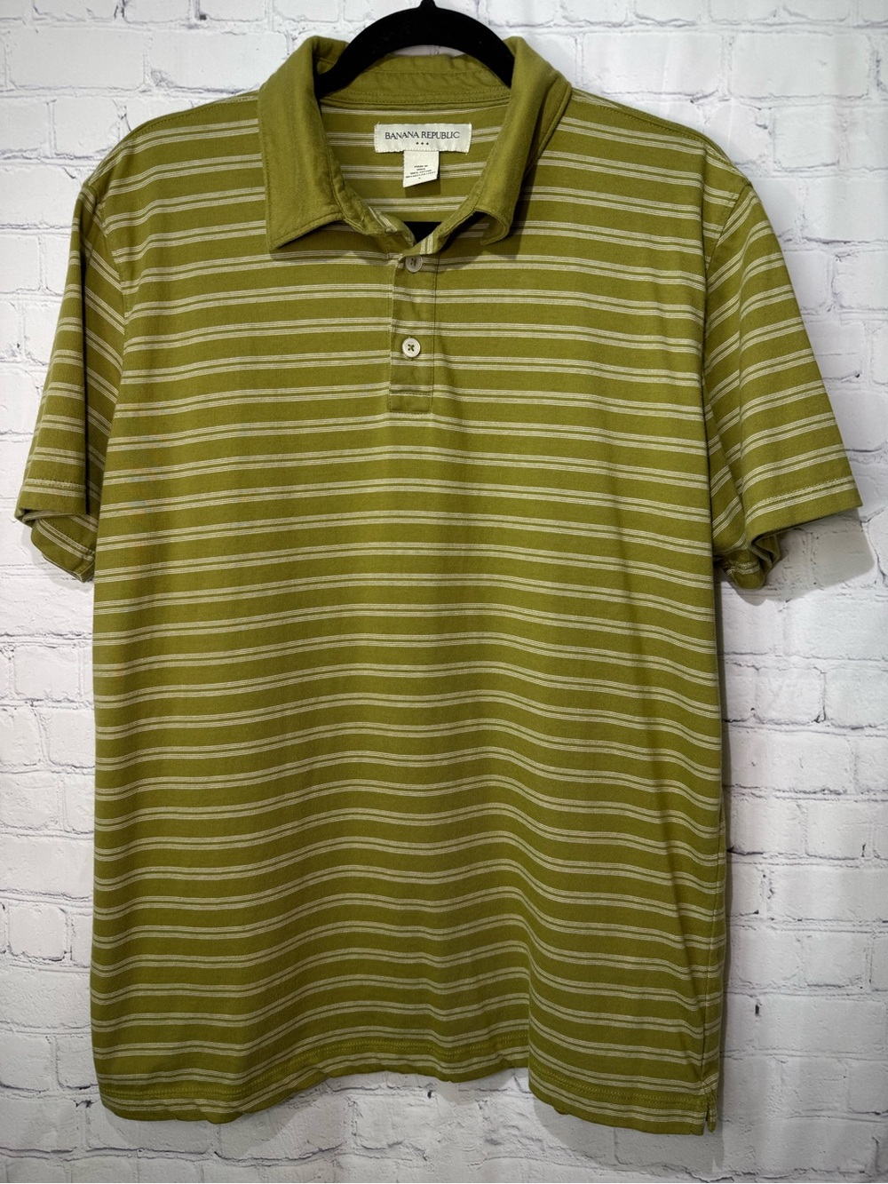 Banana Republic Factory size large olive green polo
